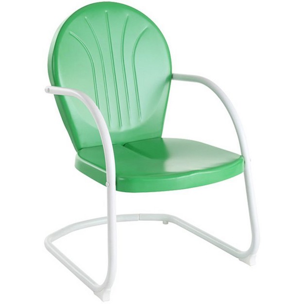 Steel Metal Chair In Grasshopper Green pemberly Row