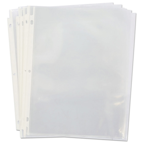 Universal Standard Sheet Protector， Standard， 8 1/2 x 11， Clear， 200/Box (21122)