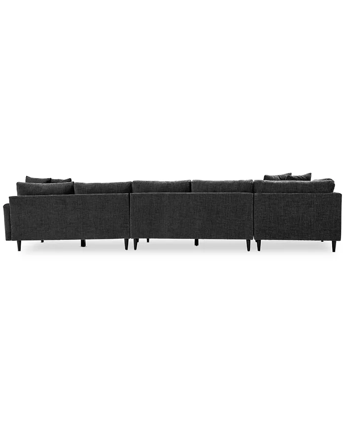 Furniture Mariyah Fabric 4-Pc. Sectional with Sofa