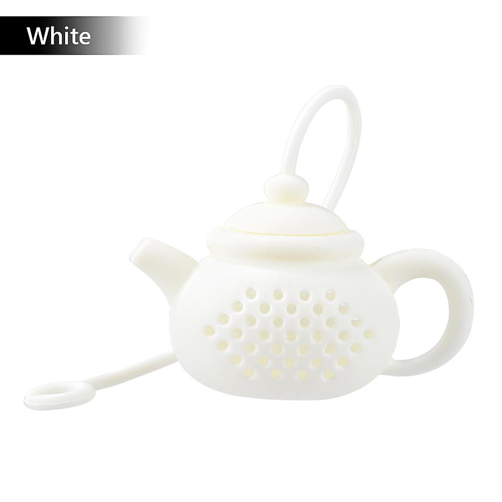 1pcs  Tea Bag Teapot-shape Teaware Creative Silicone Kitchen Gadget Leaf Filter Repeatable Infuser Strainer Diffuser Accessory