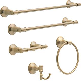 Delta Chamberlain 24 in. Wall Mount Towel Bar in Champagne Bronze CML24-CZ