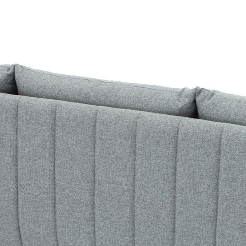 SUPRA 3 Seater Sofa - Pale SIlver