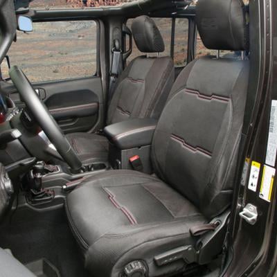 Smittybilt GEN2 Neoprene Front and Rear Seat Cover Kit (Black/Black) - 576201