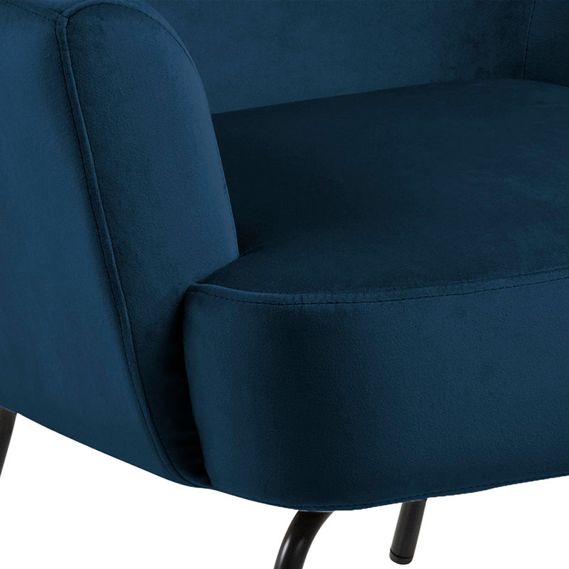 MONROE Lounge Chair - Navy Blue