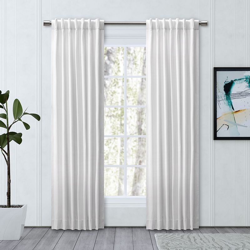 Chevron Triple Lined Rod Pocket W/back Tabs Panel Curtain