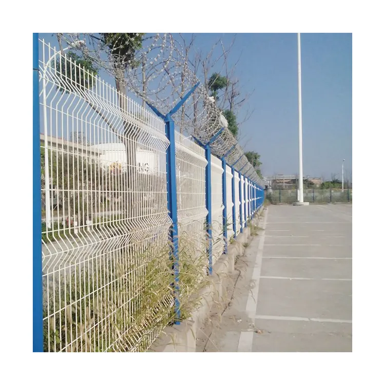 Factory Supplying 3d wire mesh fencing panel galvanized steel