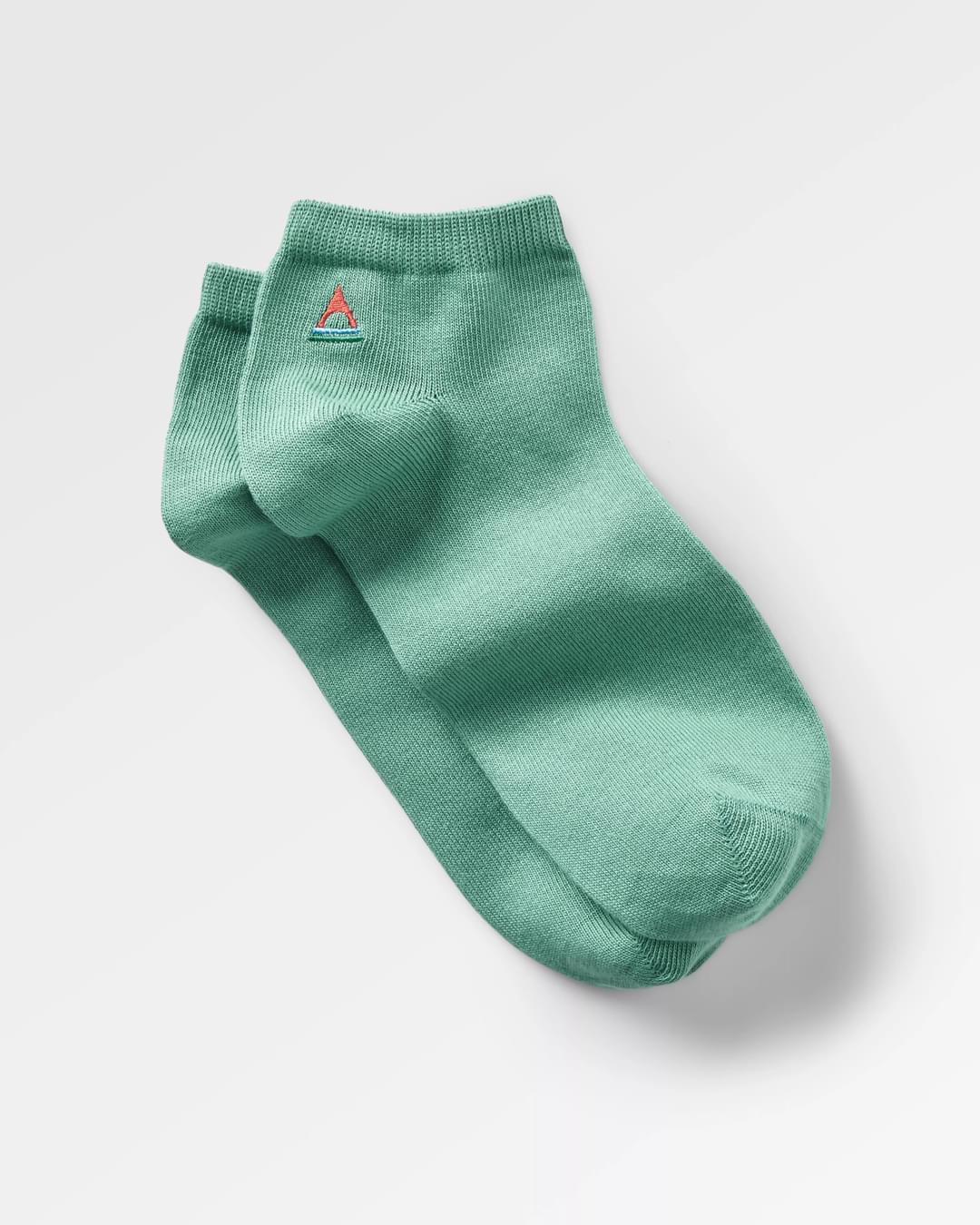 Organic Trainer Socks - Deep Sea