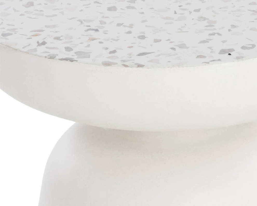 Bohdan End Table   Terrazzo   Modern   Coffee And Accent Tables   by Rustic Home Furniture Deco  Houzz