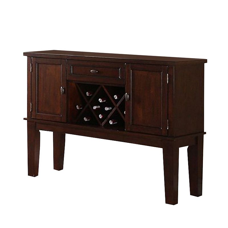 Warm and Contemporary Server， Brown