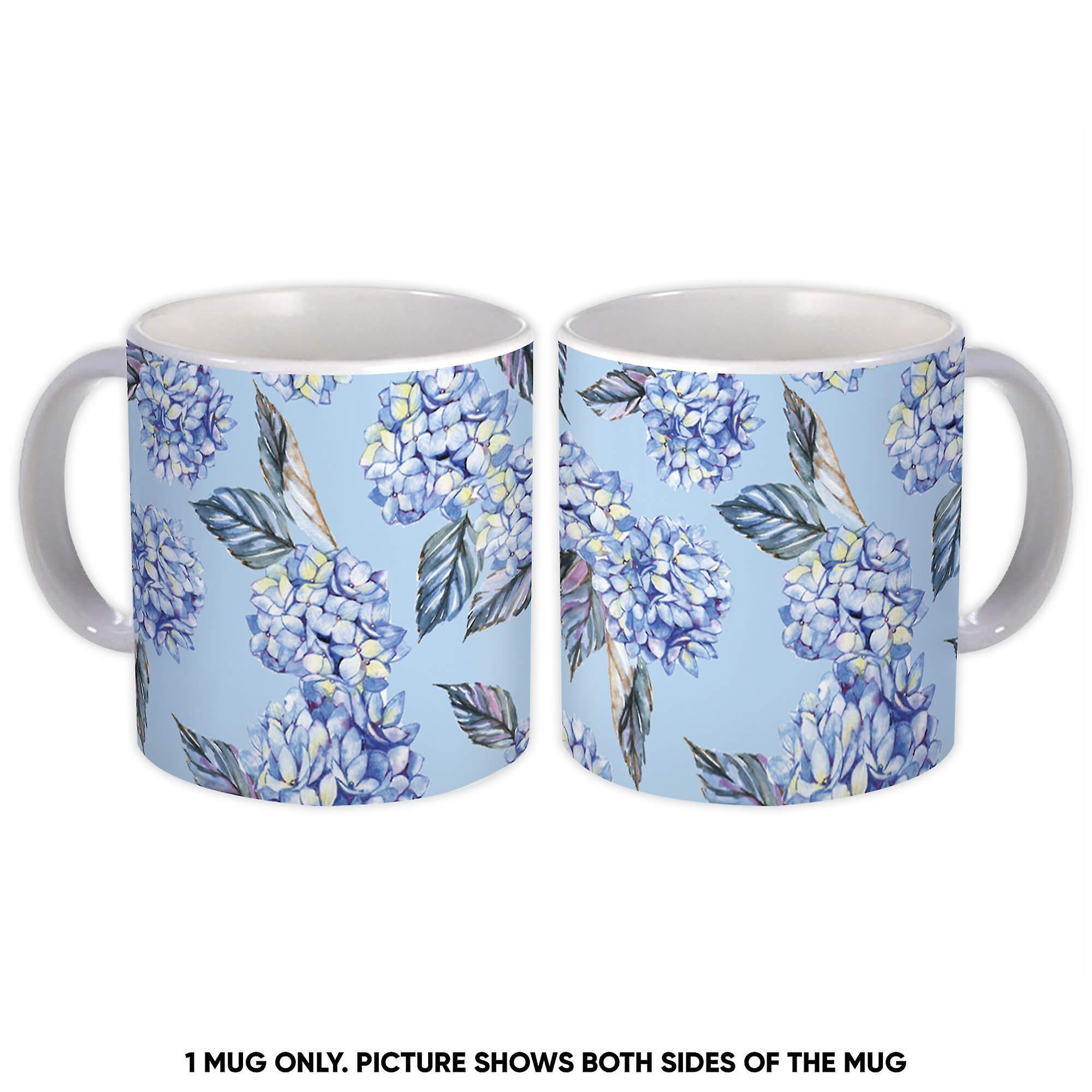 Gift Mug: Hydrangea Seamless