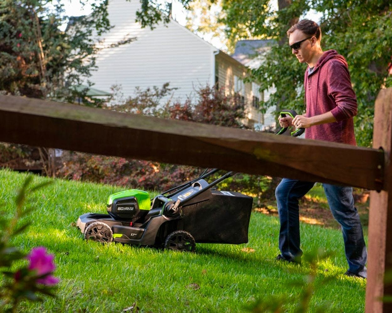 60V 17-Inch Cordless Lawn Mower | Greenworks Pro