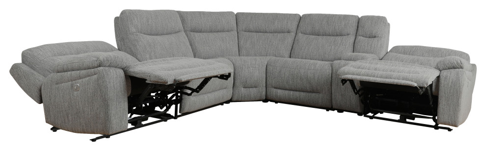 6 Piece Zero Gravity Modular Power Reclining Sectional   Contemporary   Sectional Sofas   by Parker House  Houzz