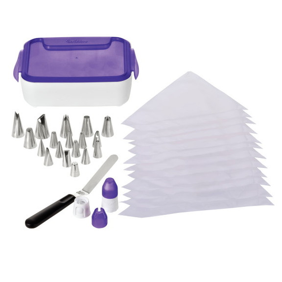 Wilton 2104 1368 Deluxe Decorating Tip Set  46 Pie...