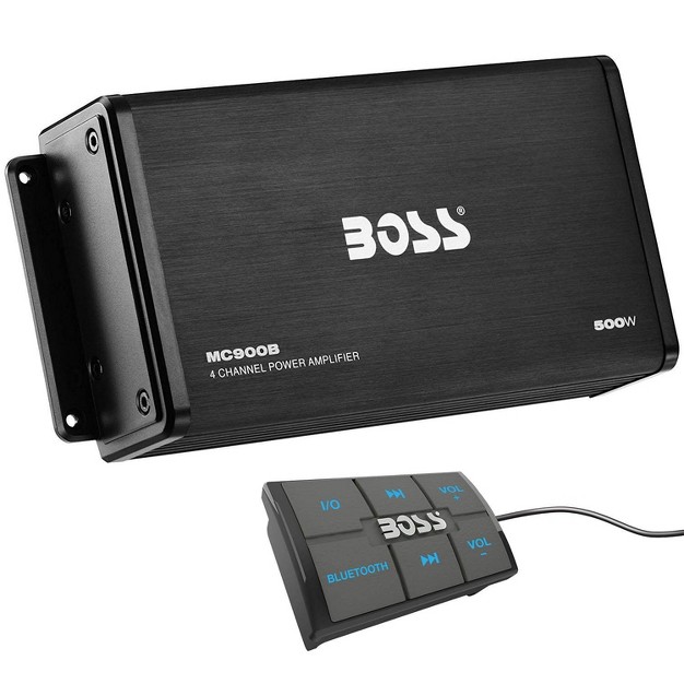 Boss Audio 500w Max 4 Channel Full Range Class A b Amplifier With Remote Mc900b