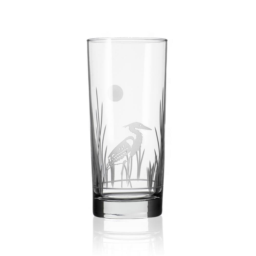 Rolf Glass Heron 15 oz. Cooler Highball Glass (Set of 4) 219011-S4