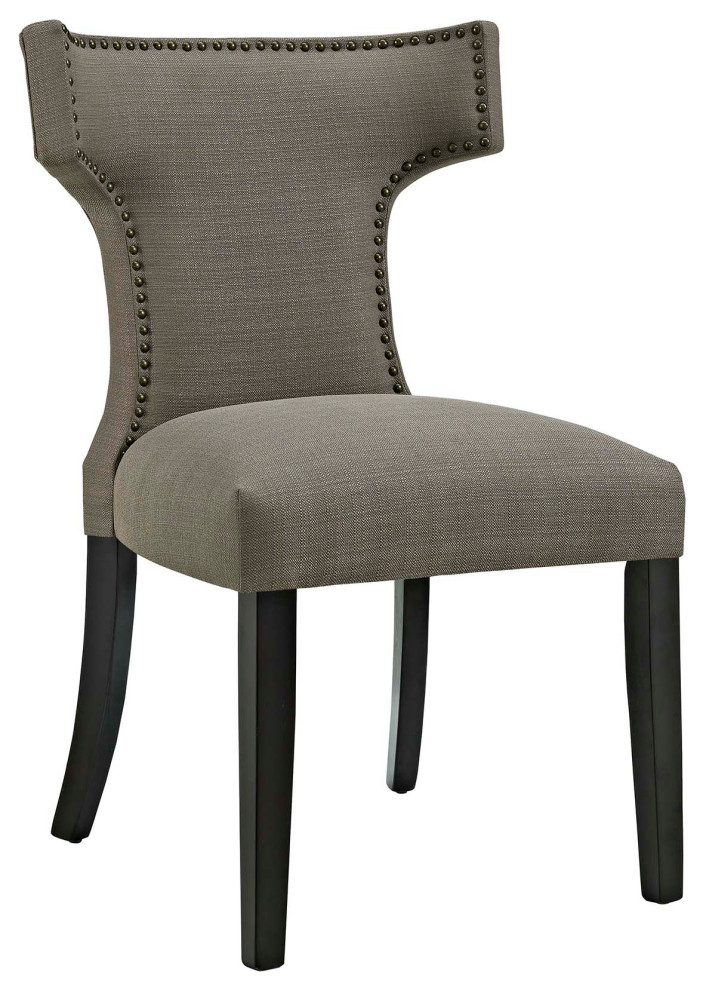 Curve Upholstered Fabric Dining Chair   Transitional   Dining Chairs   by Modway  Houzz