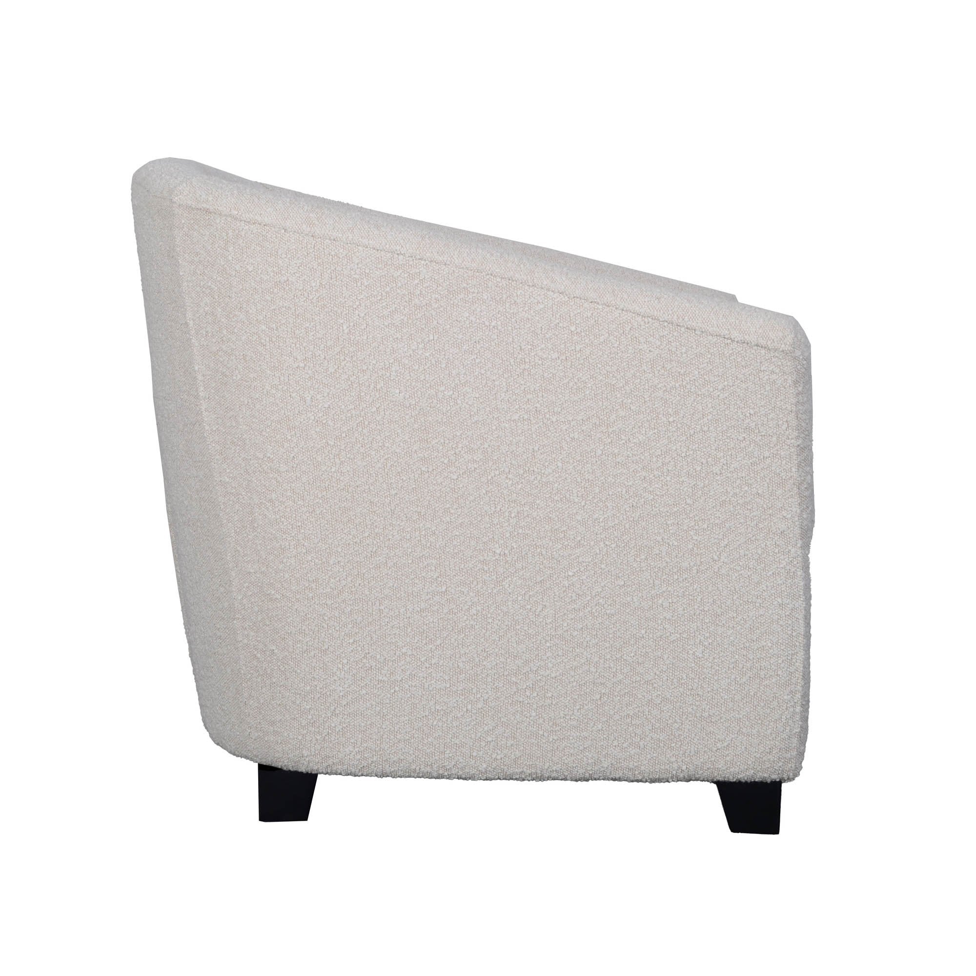 Carmen Club Chair - Boucle Cream