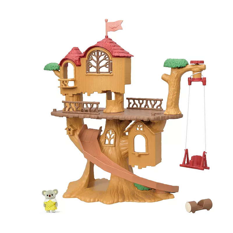 Calico Critters Adventure Treehouse Gift Set Dollhouse Playset with Figure and Accessories