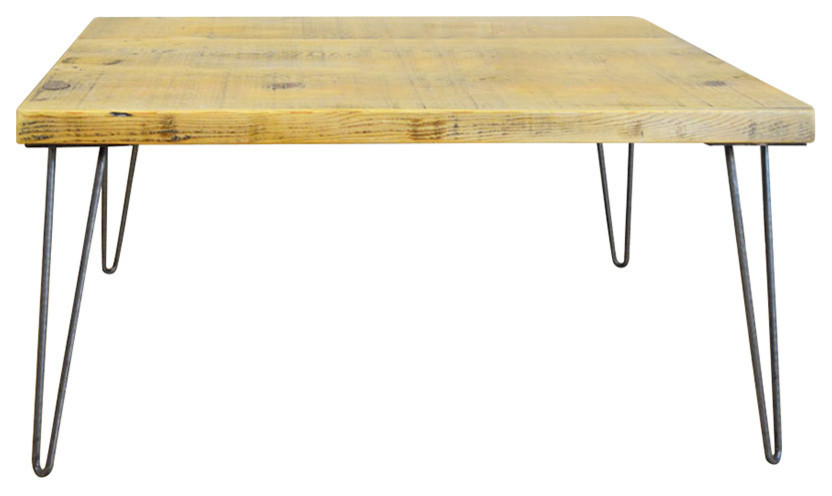 Salvaged Urban Raw Wood Coffee Table 1.65 quotThick   Rustic   Coffee Tables   by Barnxo  Houzz