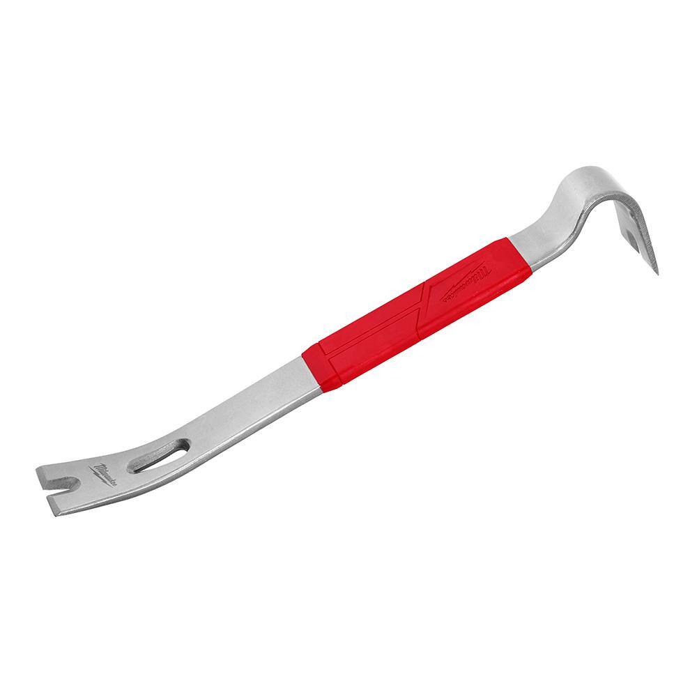 MW 19 oz. Smooth Face PolyFiberglass Handle Hammer with 15 in. Pry Bar 48-22-9316-48-22-9035