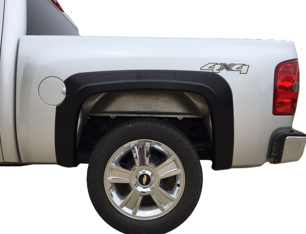 2007-2013 Chevrolet Silverado Factory / OE Style Fender Flares. Set of 4 (Short Bed (5'8