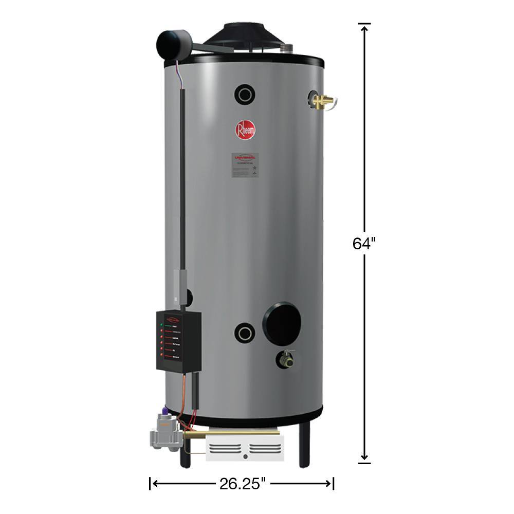 Rheem Commercial Medium Duty 75 Gal. 75K BTU Low NOx (LN) Natural Gas Tank Water Heater G75-75N-3