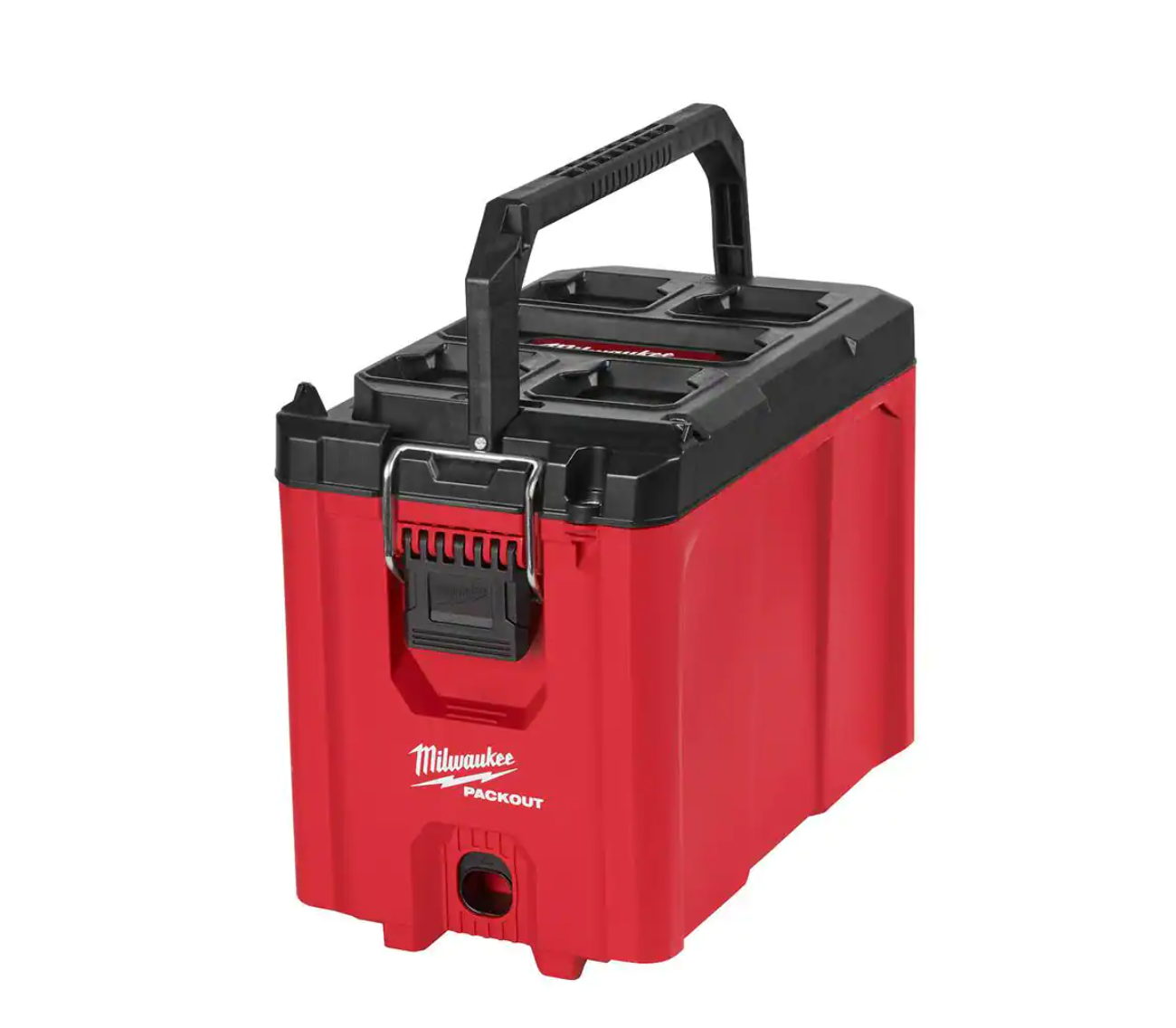 Milwaukee 48-22-8422 PACKOUT 10 in. Compact Portable Tool Box with Adjustable Dividers and Interior Storage Tray