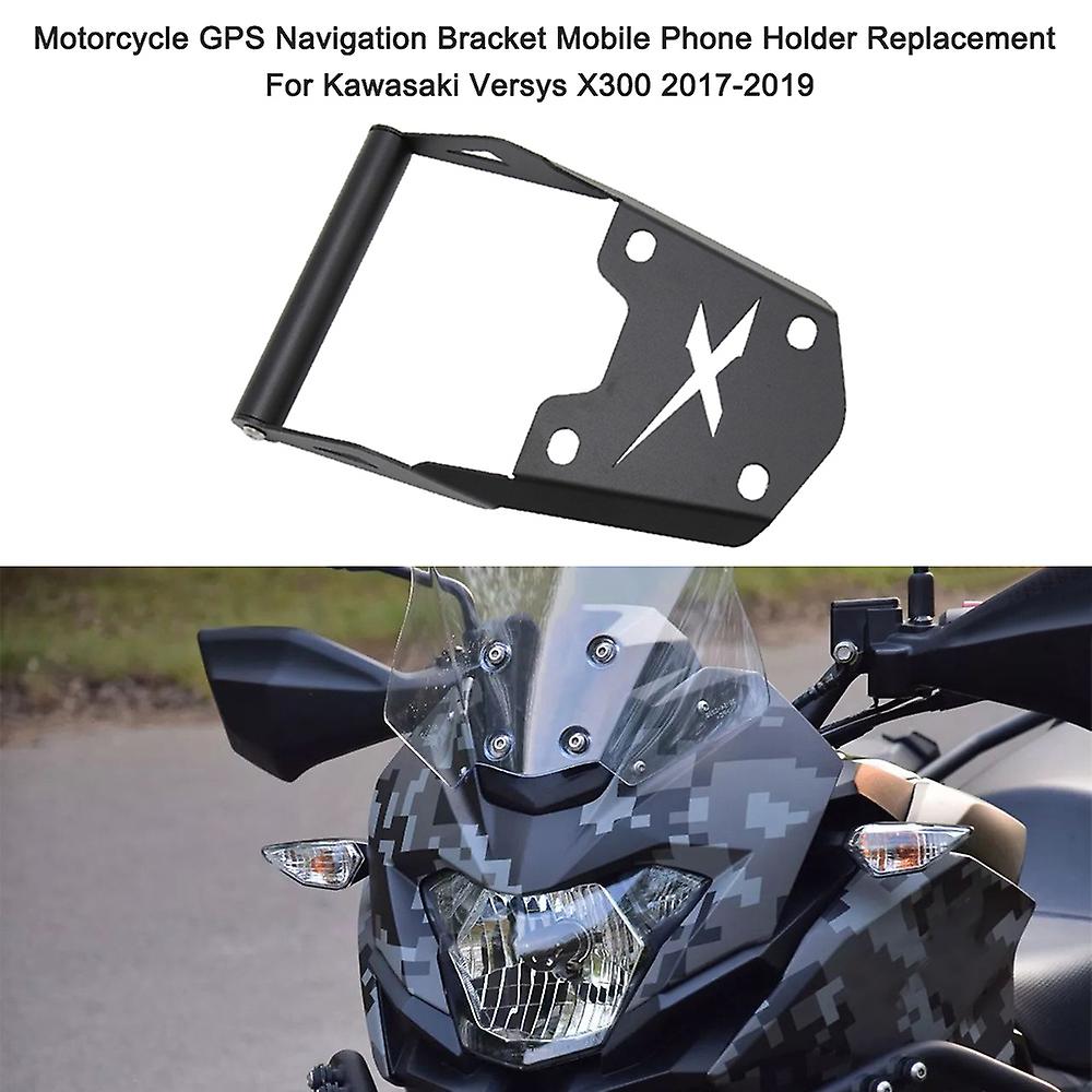 Motorcycle Gps Navigation Bracket Front Bar Stand Mobile Phone Gps Holder Replacement For Kawasaki Versys X300 X-300 2017-2019