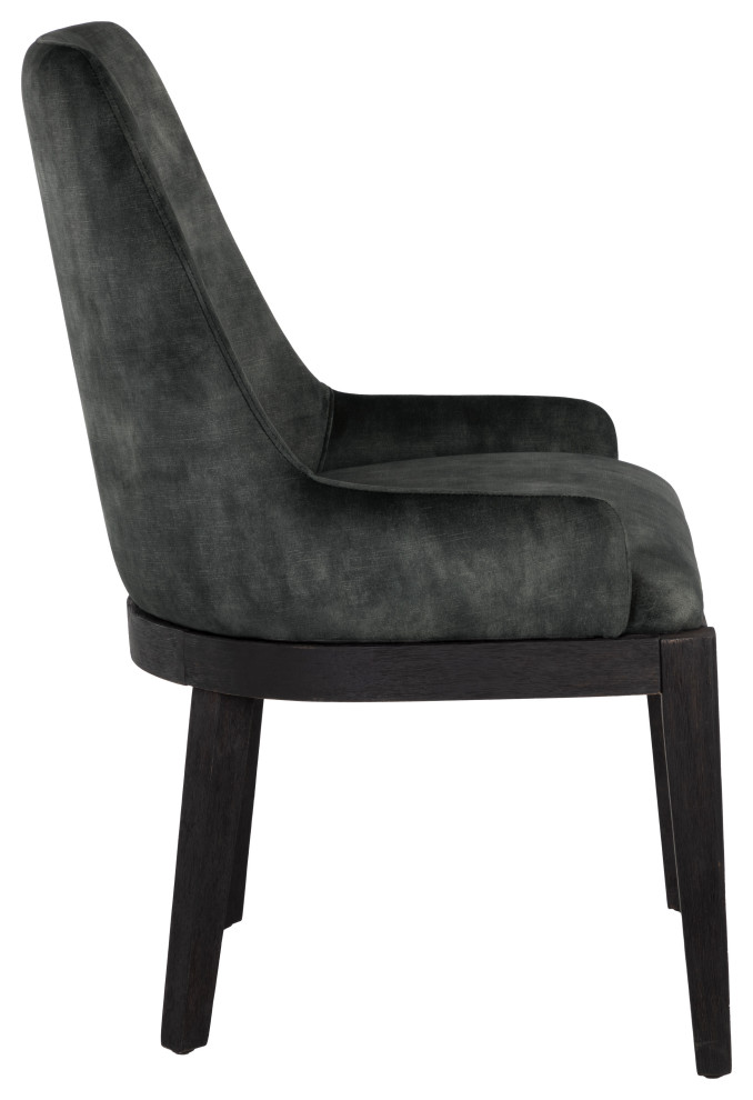 Dupont Dining Chair Nono Dark Green   Transitional   Dining Chairs   by Sunpan Modern Home  Houzz