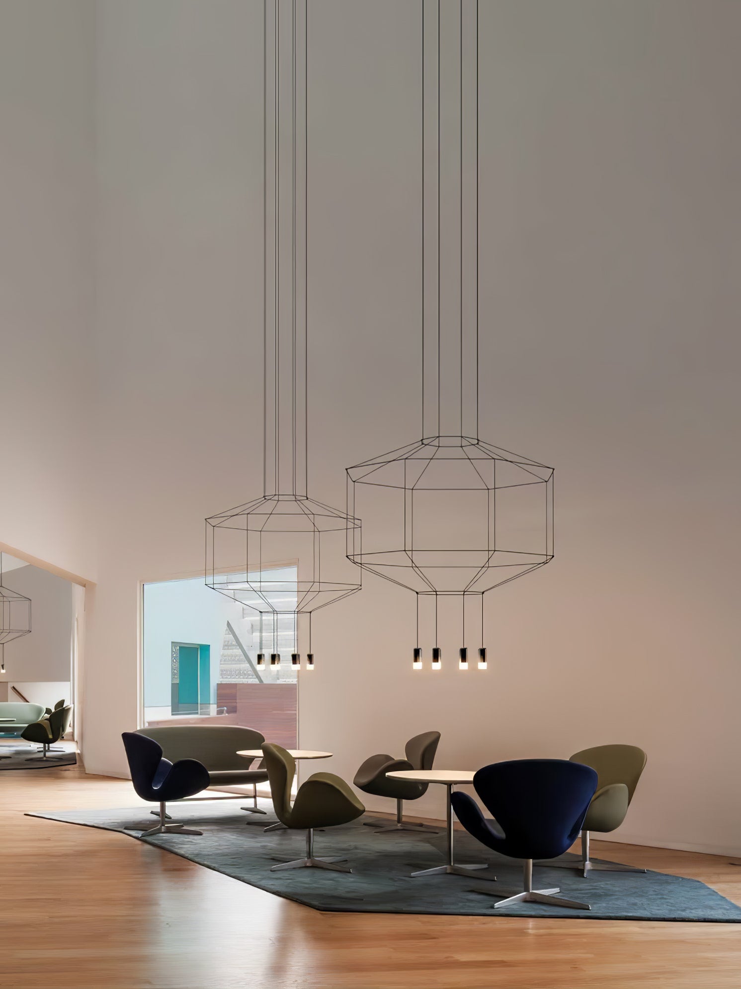 Geometric Lines Pendant Lamp