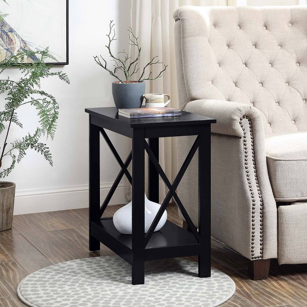 Oxford Chairside End Table With Shelf Breighton Home