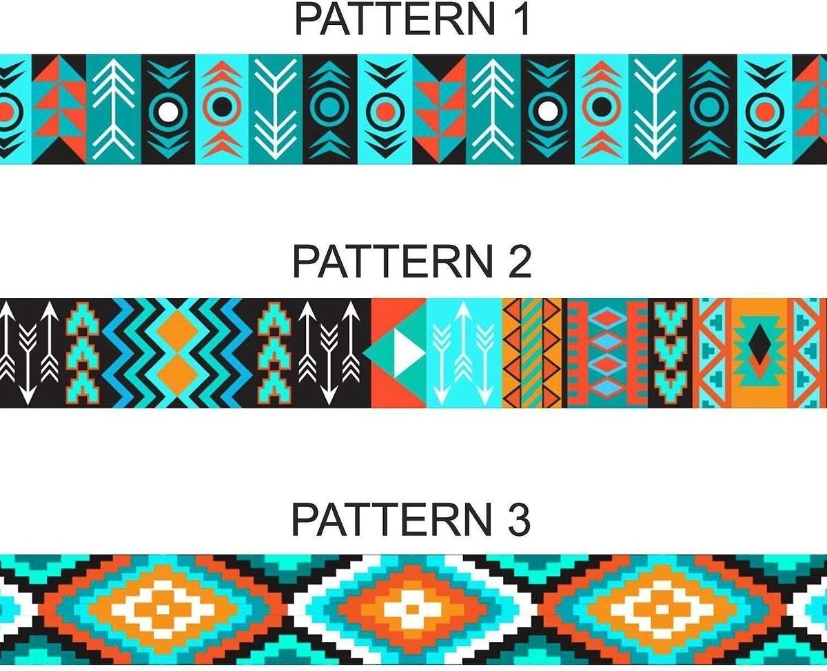 CollarDirect Tribal Aztec Nylon Martingale Dog Collar