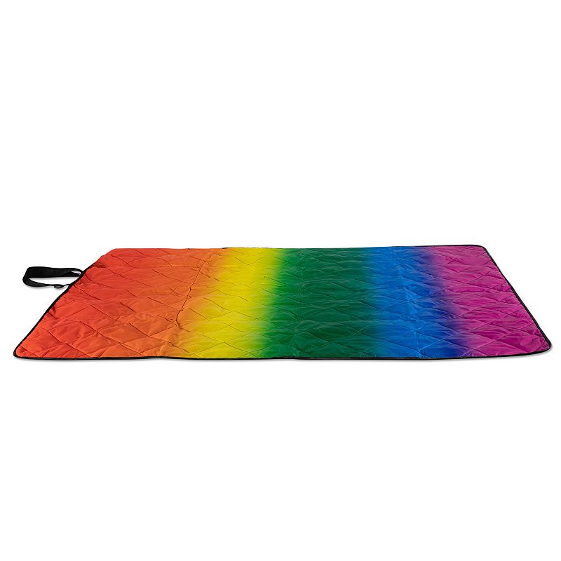 Oniva Vista Outdoor Rainbow Picnic Blanket and Tote