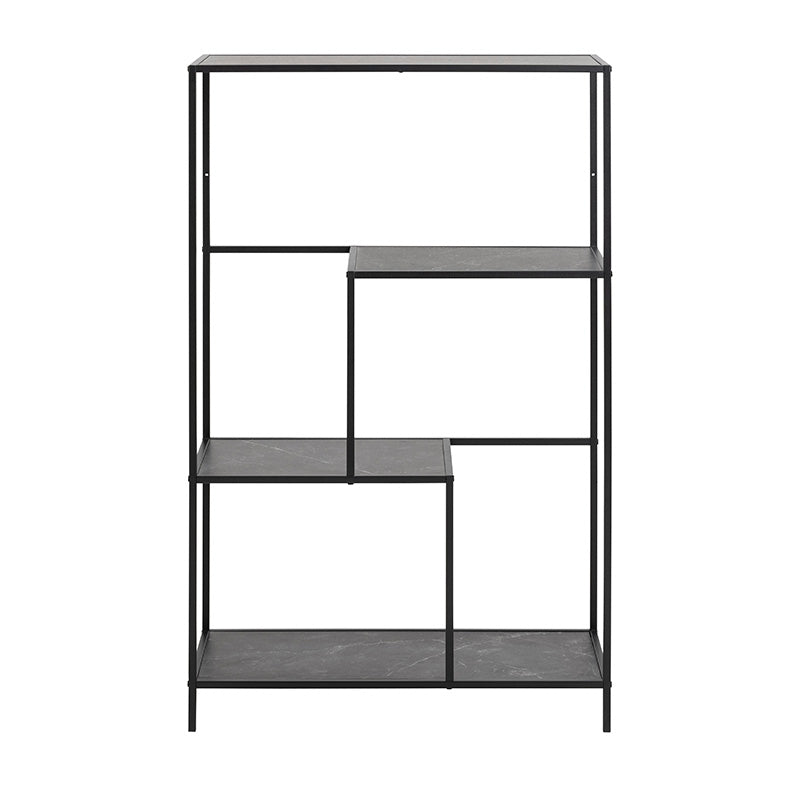 INFINITY Shelving Unit 72x114cm - Black