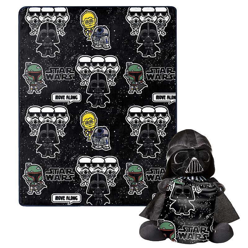 Star Wars Space Vader Character Hugger Pillow and Silk Touch Throw Set