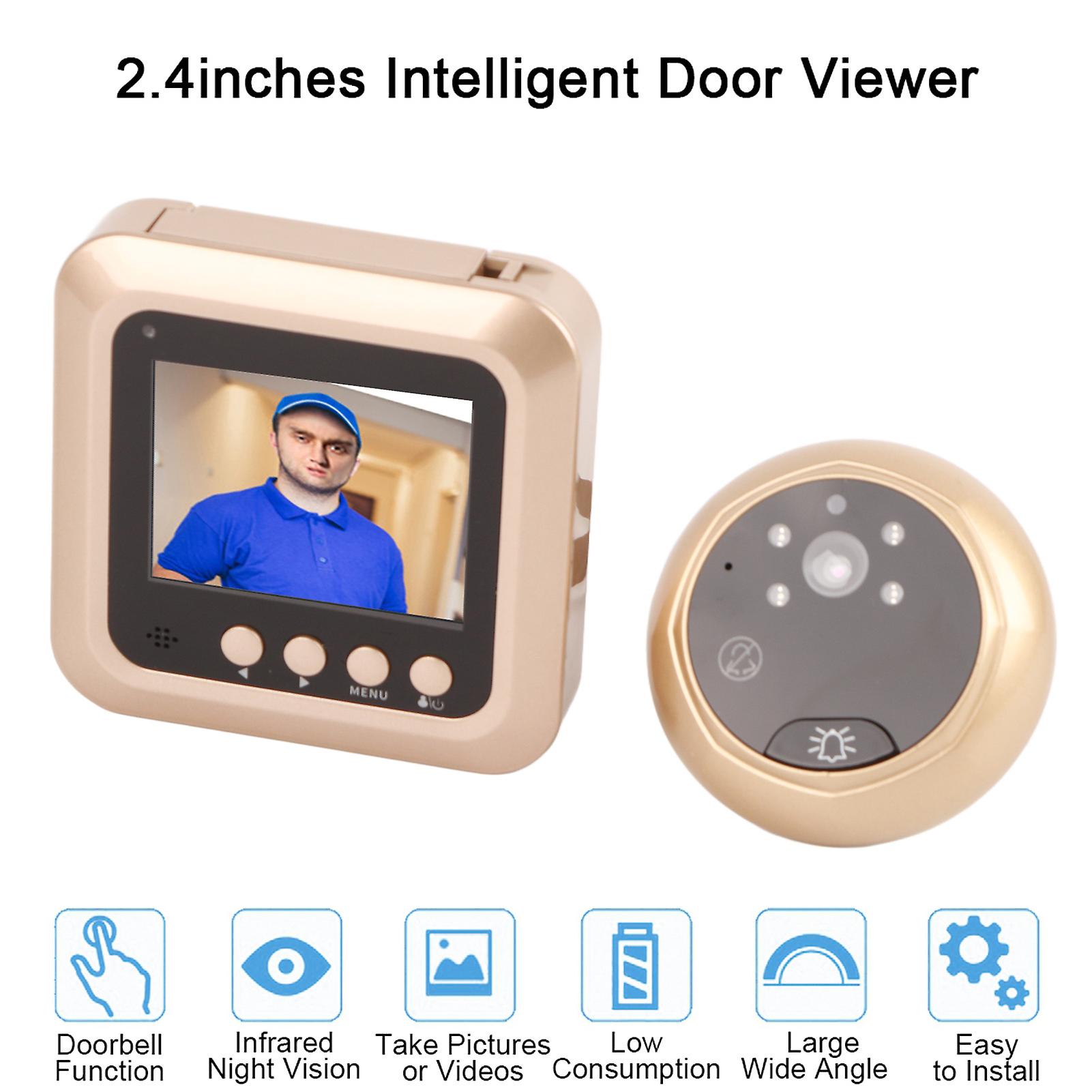 2.4inches 1080p Intelligent Electric Door Bell Tft Digital Peephole Security Camera Viewer