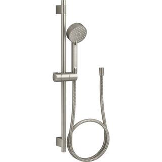 KOHLER Awaken 3-Spray Handshower Kit with Slidebar and Hose in Vibrant Brushed Nickel 98361-G-BN