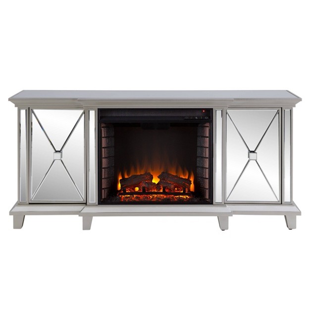 Tappington Mirrored Fireplace Aiden Lane