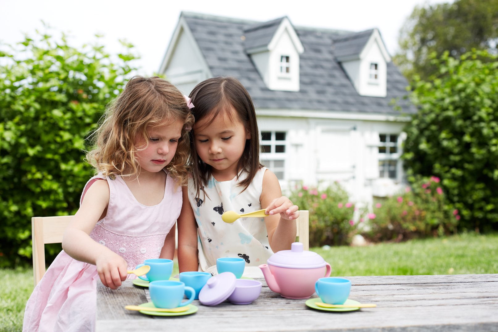 Green Toys Tea Set - Pink