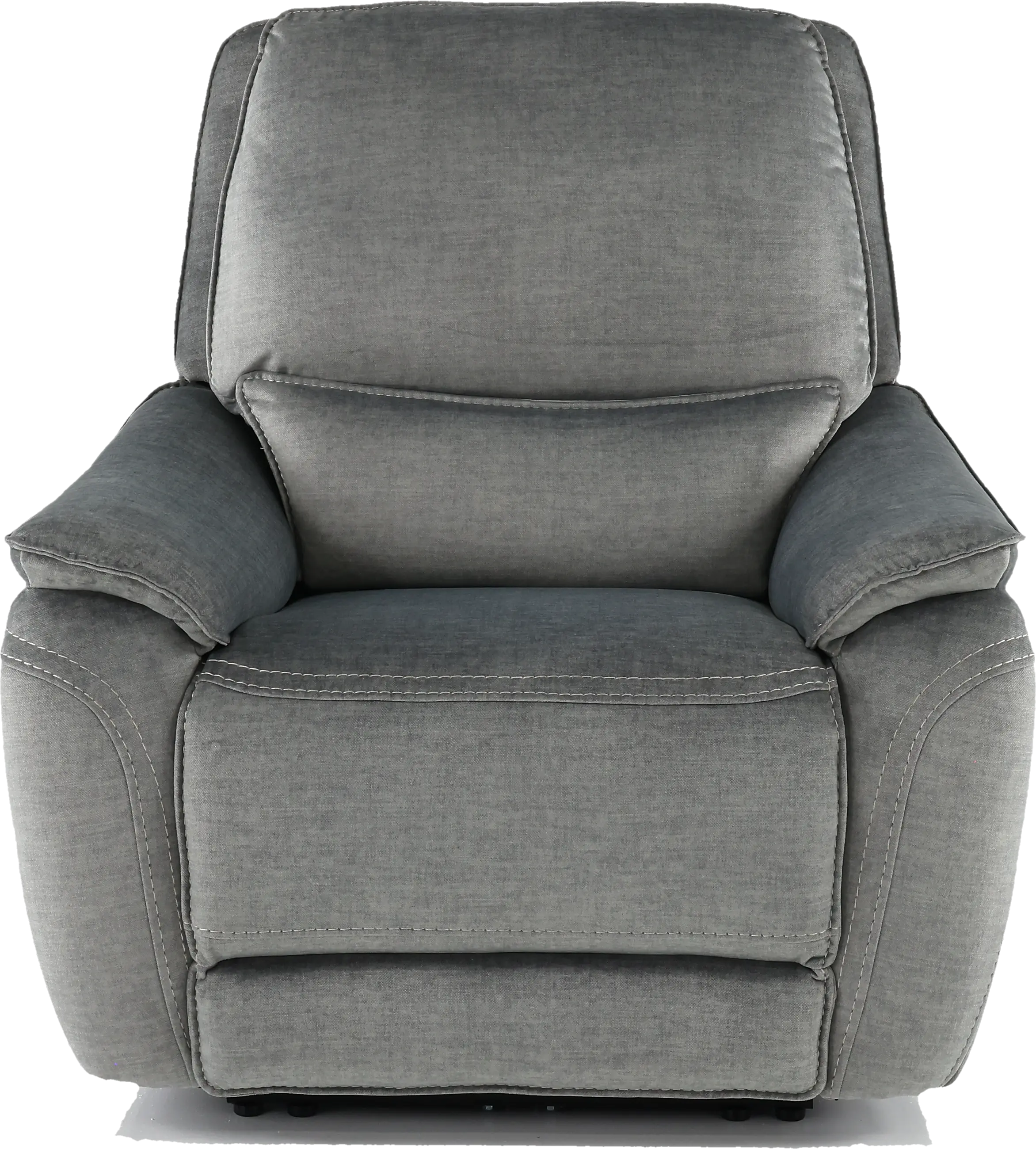 Capri Pewter Gray Power Recliner