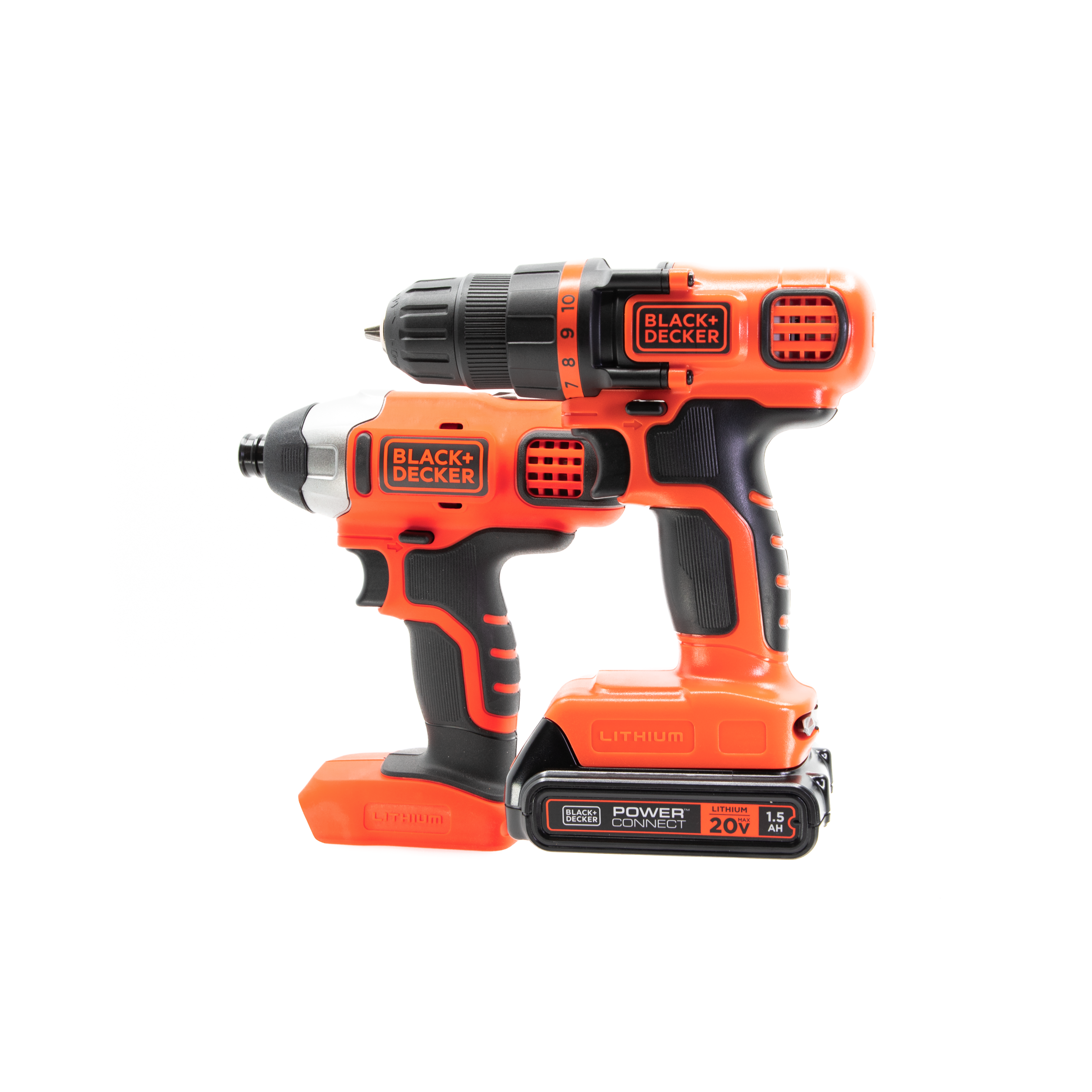 20V MAX* Cordless Drill and Impact Driver, Power Tool Combo Kit with Battery and Charger