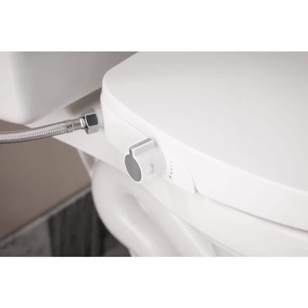 MOEN 2Series Standard NonElectric AddOn Bidet Seat for Elongated Toilets in White