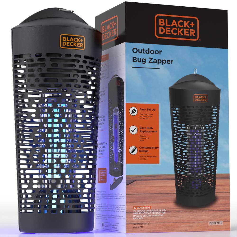 BLACK+DECKER 24-Watt Outdoor (Non-Toxic) Electric UV Zapper CY- BDPC958