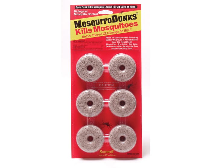 Summit Chemical Mosquito Dunks， 6 Count - 110-12