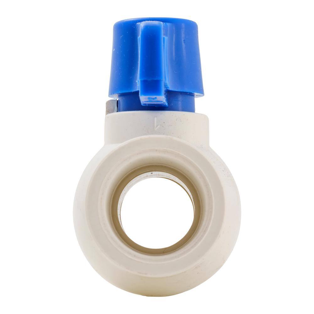 Everbilt 34 in. PVC FIP x FIP Sch. 40 Ball Valve 107-134EB