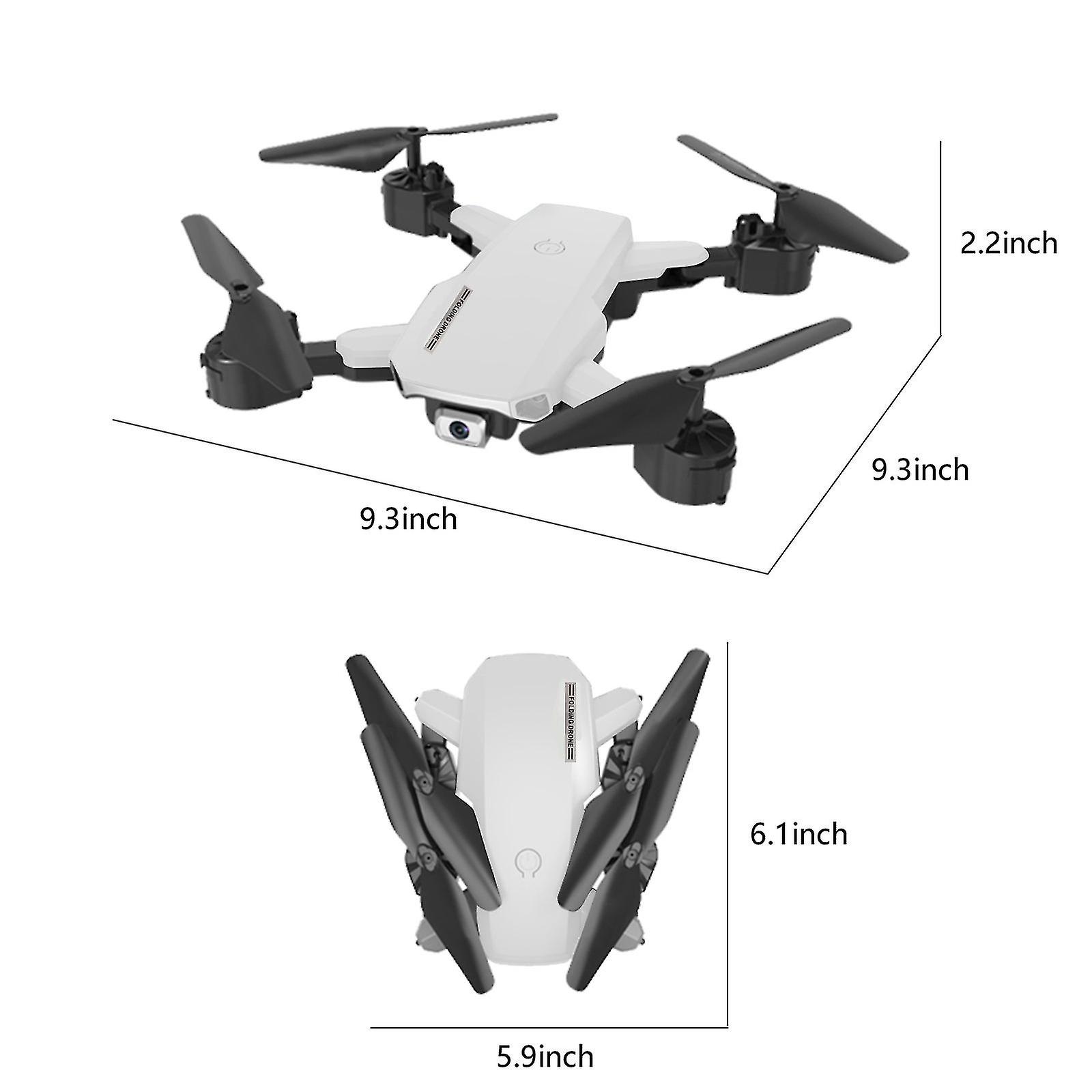 Foldable Drone With Camera  Dual Hd 1080p Camera Fpv Drone For Beginners Gesture Control， Headless Mode ， Rc Quadcopter R2