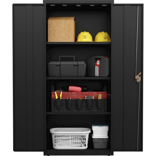 Lorell Slimline Storage Cabinet (69830BK)