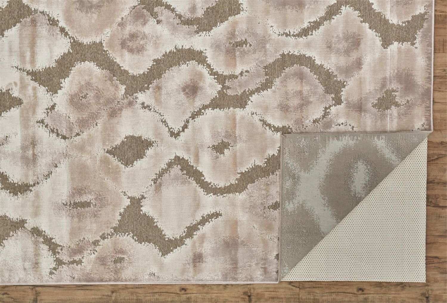 Pellaro Gray and Taupe Rug by BD Fine