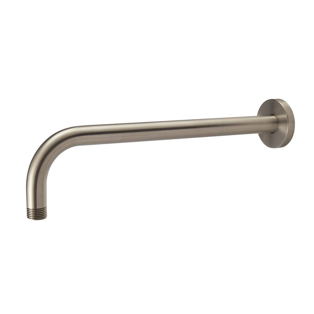 Speakman 12 in. Wall-Mounted Rain Shower Arm and Flange in Brushed Nickel S-2571-BN