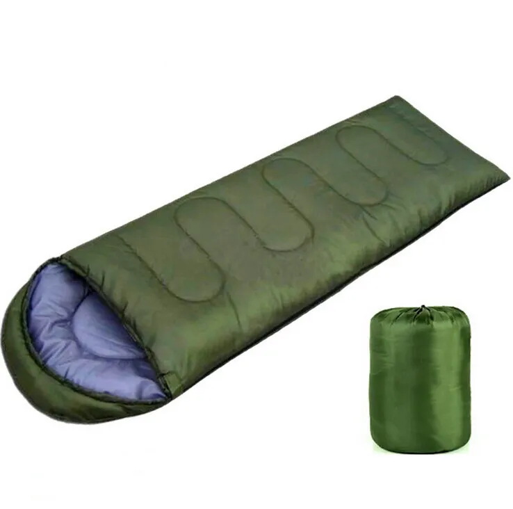 Envelope Emergency Outdoor Cold Proof Lightweight Camping Sleeping Bag For Hiking Camping Indoor